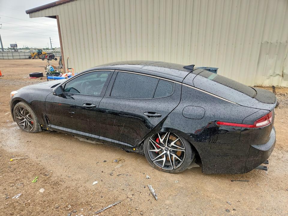 2023 Kia Stinger VIN KNAE35LD5P6131440 COPART salvage auction — REAR END, Salvage Title, sold $30 on 2026-07-29 (photo 2)