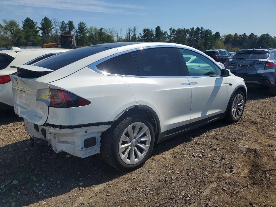 2020 Tesla Model x VIN 5YJXCAE20LF270115 COPART salvage auction — REAR END, Md - Cert Of Salvage > 75% Damage, sold $16,600 on 2026-07-06 (photo 3)