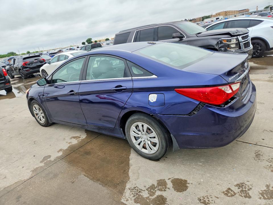 2012 Hyundai Sonata VIN 5NPEB4ACXCH318604 COPART salvage auction — REAR END, Tx - Certificate Of Title, sold $1,400 on 2026-07-02 (photo 2)