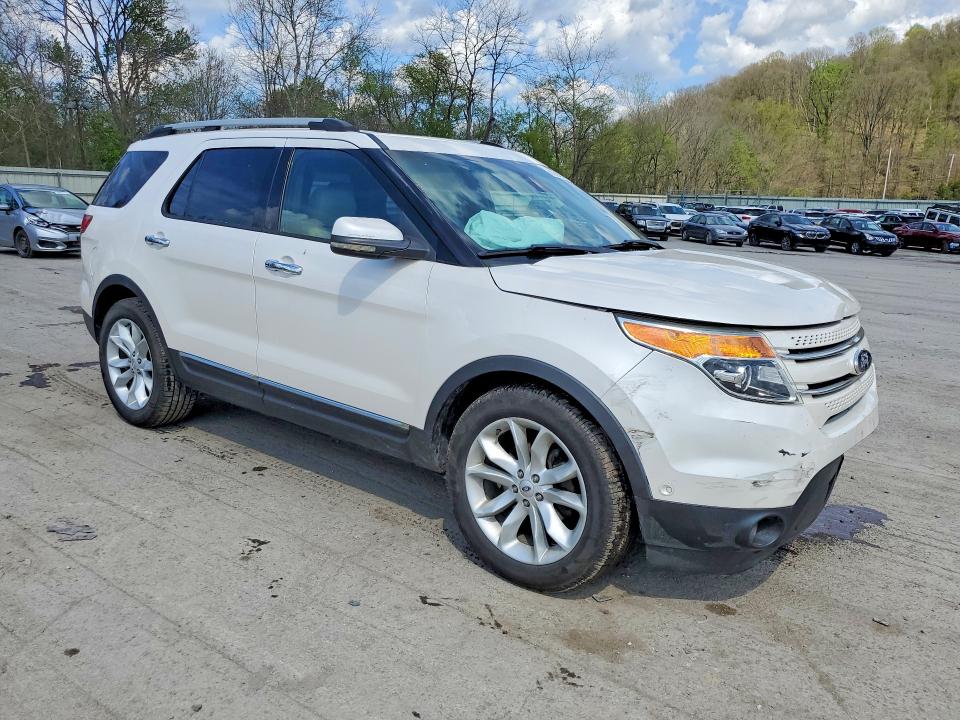 2013 Ford Explorer VIN 1FM5K8F84DGA22961 COPART salvage auction — FRONT END, Pa - Certificate Of Salvage, sold $1,500 on 2026-07-02 (photo 4)
