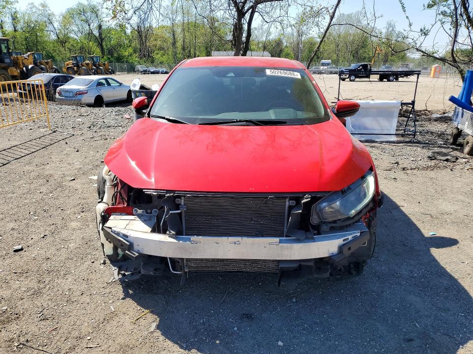 2019 Honda Civic VIN 2HGFC2F83KH601932 COPART salvage auction — FRONT END, Md - Cert Of Salvage > 75% Damage, sold $4,650 on 2026-07-02 (photo 5)