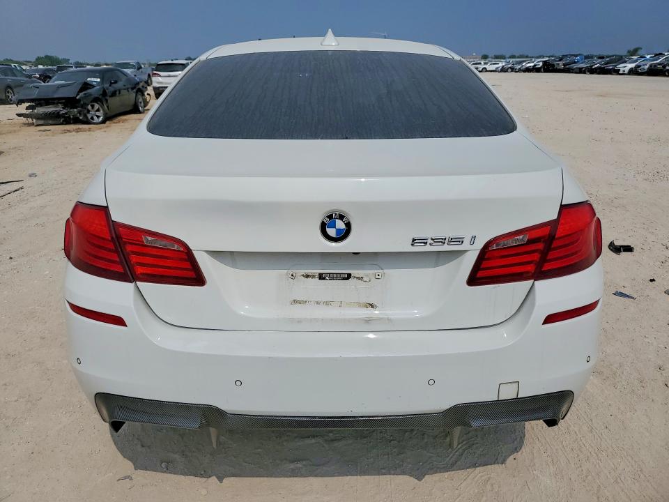 2011 BMW 5 series VIN WBAFR7C52BC803570 COPART salvage auction — FRONT END, Tx - Salvage Vehicle Title, sold $375 on 2026-07-02 (photo 6)
