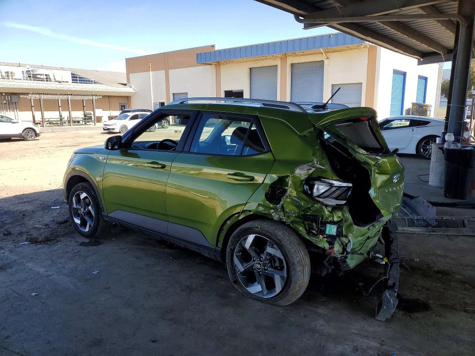 2023 Hyundai Venue VIN KMHRC8A36PU266160 COPART salvage auction — REAR END, Ca - Salvage Certificate, sold $1,600 on 2026-07-21 (photo 2)