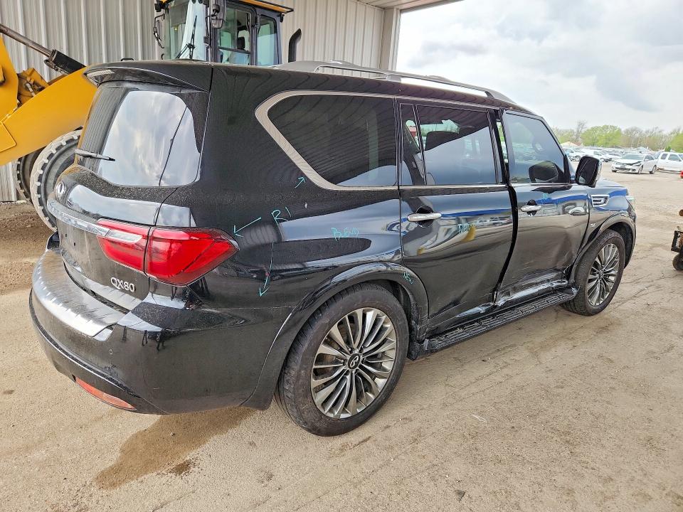 2019 Infiniti Qx80 VIN JN8AZ2NE9K9234909 COPART salvage auction — SIDE, In - Cert Of Title-Salvage Title, sold $4,950 on 2026-07-27 (photo 3)