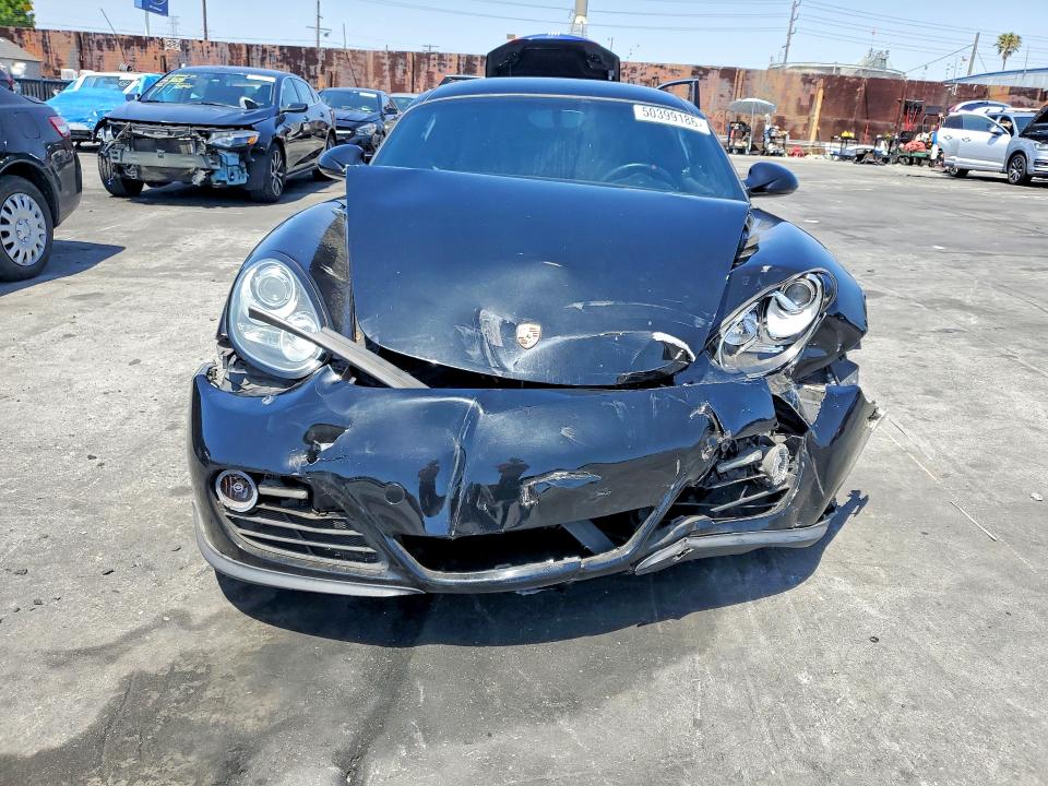 2009 Porsche Cayman VIN WP0AA29879U760468 COPART salvage auction — FRONT END, Fl - Dis/Dlr/Exp Only Clean Title (P), sold $5,700 on 2026-07-14 (photo 5)