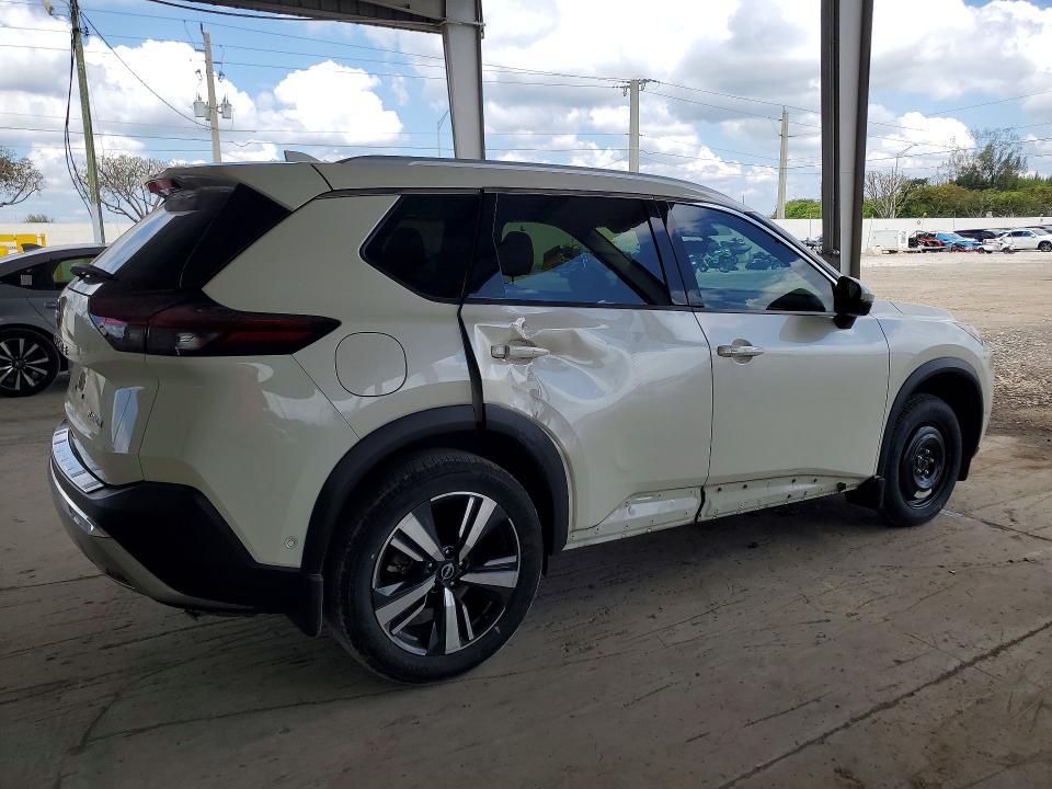 2023 Nissan Rogue VIN JN8BT3DC8PW104799 COPART salvage auction — SIDE, FL, sold $6,500 on 2026-07-15 (photo 3)