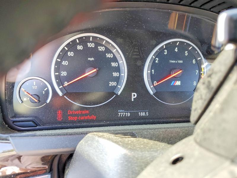 2013 BMW M6 VIN WBSLZ9C52DC985753 COPART salvage auction — FRONT END, Nc - Salvage Certificate Of Title, sold $2,800 on 2026-07-16 (photo 9)