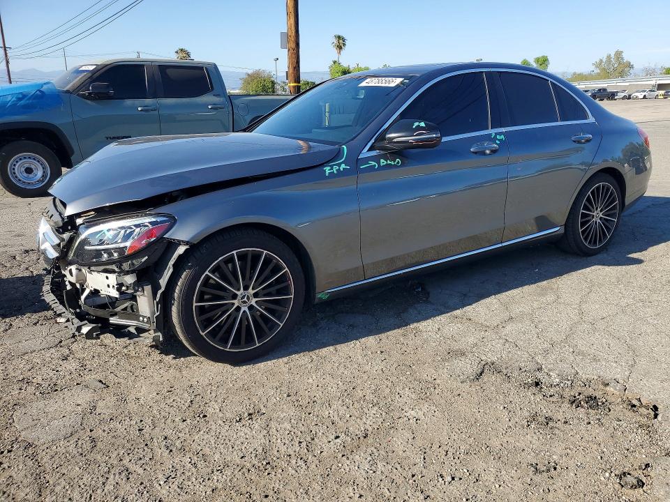 2021 Mercedes-benz C-klasse VIN W1KWF8DBXMR630571 COPART salvage auction — FRONT END, Ca - Salvage Certificate, sold $4,500 on 2026-07-09 (photo 1)