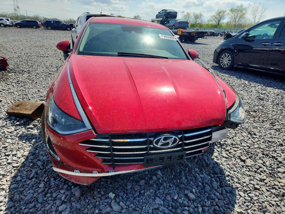 2020 Hyundai Sonata VIN 5NPEG4JAXLH034230 COPART salvage auction — FRONT END, Il - Salvage Certificate, sold $2,150 on 2026-07-27 (photo 5)