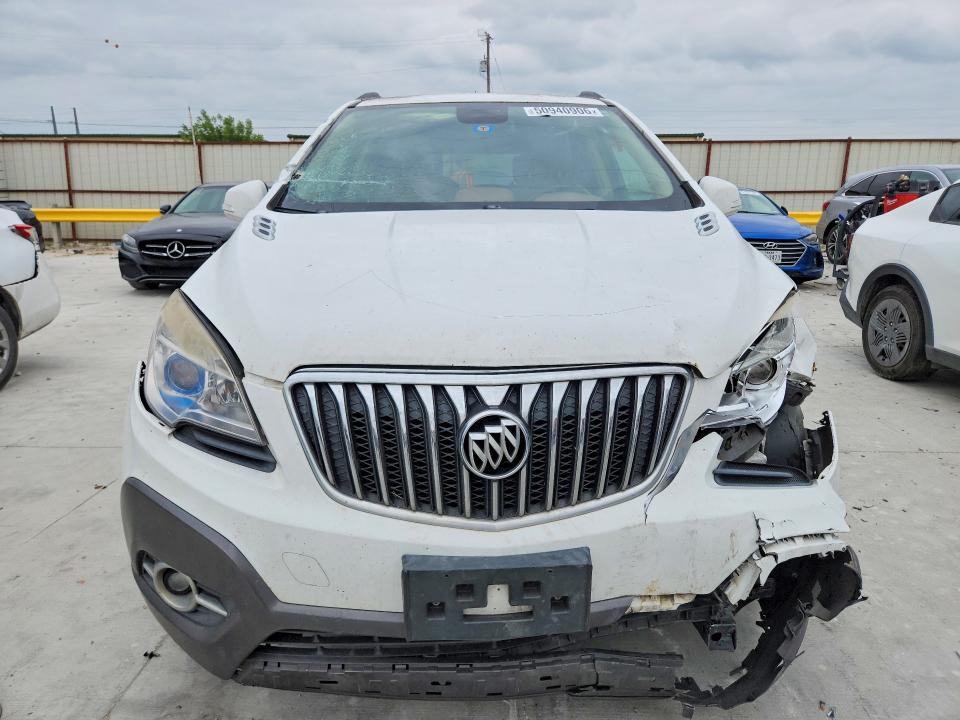 2016 Buick Encore VIN KL4CJCSB0GB546056 COPART salvage auction — FRONT END, Tx - Salvage Vehicle Title, sold $150 on 2026-07-28 (photo 5)