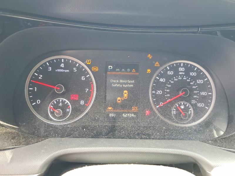 2022 Kia K5 VIN 5XXG14J25NG136522 COPART salvage auction — FRONT END, Tx - Salvage Vehicle Title, sold $4,250 on 2026-07-10 (photo 9)