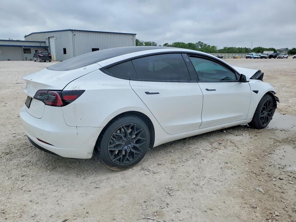 2023 Tesla Model 3 VIN 5YJ3E1EA8PF553593 COPART salvage auction — FRONT END, Tx - Salvage Vehicle Title, sold $3,800 on 2026-07-09 (photo 3)
