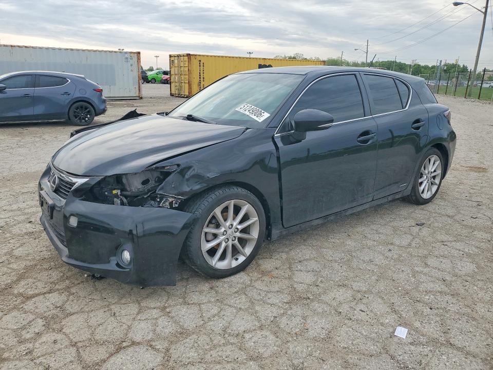 2012 Lexus Ct VIN JTHKD5BH9C2109285 COPART salvage auction — FRONT END, ID - SALVAGE CERTIFICATE OF TITLE, sold $1,600 on 2026-07-28 (photo 1)