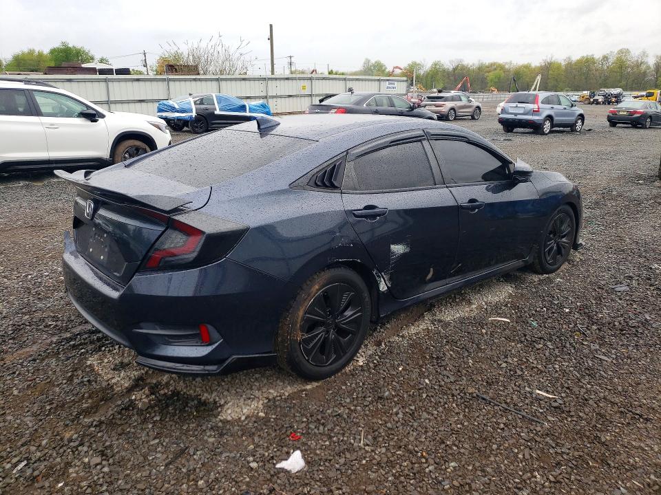 2018 Honda Civic VIN JHMFC1F36JX034685 COPART salvage auction — REAR END, Nj - Cert Of Title-Salvage, sold $375 on 2026-07-21 (photo 3)