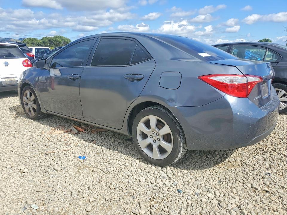2016 Toyota Corolla VIN 5YFBURHE9GP557099 COPART salvage auction — VANDALISM, Salvage Title, sold $525 on 2026-07-14 (photo 2)