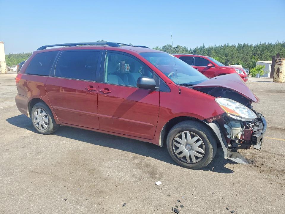2010 Toyota Sienna VIN 5TDKK4CC7AS327154 COPART salvage auction — FRONT END, Sc - Cert Of Title-Salvage, sold $900 on 2026-07-06 (photo 4)