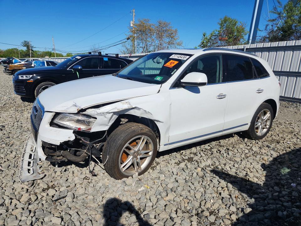 2015 Audi Q5 VIN WA1LFAFPXFA109200 COPART salvage auction — FRONT END, Salvage Title, sold $1,225 on 2026-07-25 (photo 1)