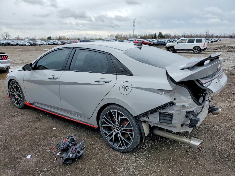 2022 Hyundai Elantra VIN KMHLW4AK5NU008822 COPART salvage auction — REAR END, ON - PERMIT SALVAGE, sold $2,500 on 2026-07-28 (photo 2)