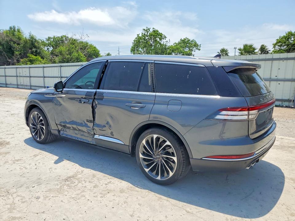 2024 Lincoln Aviator VIN 5LM5J7WC6RGL05898 COPART salvage auction — SIDE, Tx - Salvage Vehicle Title, sold $21,900 on 2026-07-27 (photo 2)