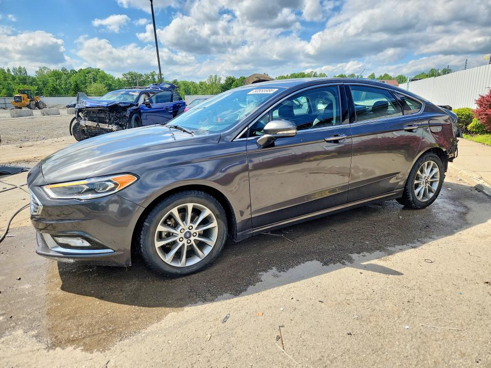 2017 Ford Fusion VIN 3FA6P0HD5HR372741 COPART salvage auction — REAR END, Ky - Bill Of Sale/Part Only/No Titl, sold $1,600 on 2026-07-06 (photo 1)