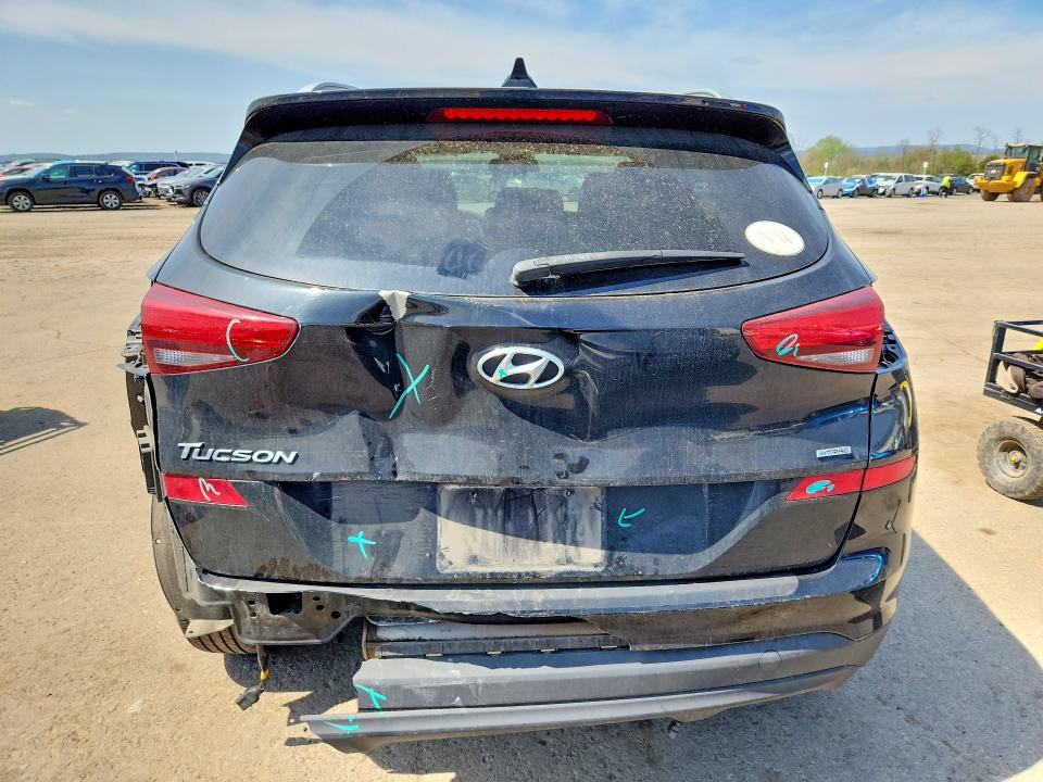 2020 Hyundai Tucson VIN KM8J3CA44LU270386 COPART salvage auction — REAR END, Salvage Title, sold $175 on 2026-07-21 (photo 6)