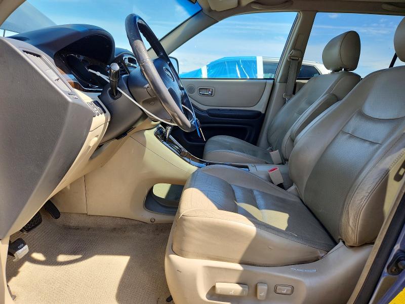2003 Toyota Highlander VIN JTEHF21A330153122 COPART salvage auction — SIDE, CA - SALVAGE CERTIFICATE, sold $625 on 2026-07-07 (photo 7)