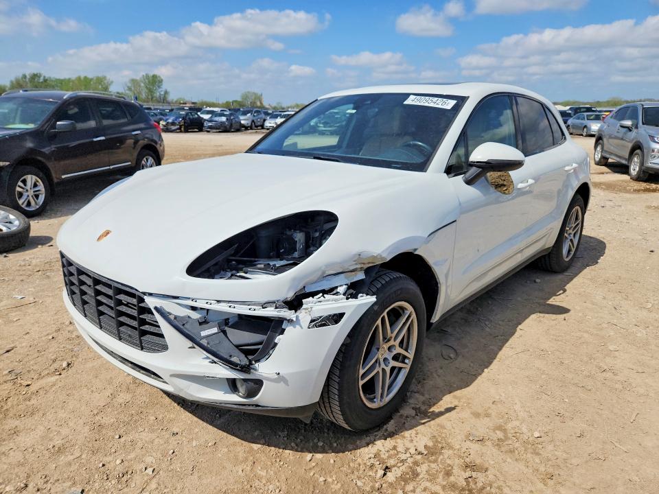 2018 Porsche Macan VIN WP1AA2A56JLB01145 COPART salvage auction — FRONT END, Ks - Cert Of Title-Salvage, sold $4,350 on 2026-07-30 (photo 1)