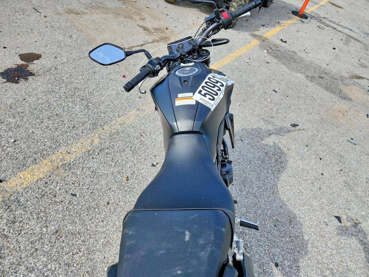 2025 Honda CBF300 VIN MLHNC5554S5500504 COPART salvage auction — Front End, MO - SALVAGE CERTIFICATE OF TITLE, sold $1,100 on 2026-06-25 (photo 6)