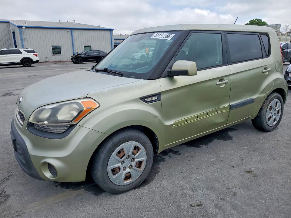 2013 Kia Soul VIN KNDJT2A52D7535409 COPART salvage auction — SIDE, OK, sold $525 on 2026-07-17 (photo 1)