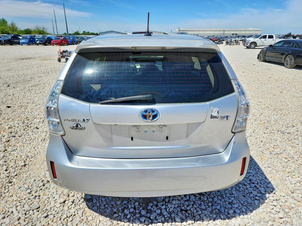2014 Toyota Prius VIN JTDZN3EU8E3304589 COPART salvage auction — FRONT END, TX - SALVAGE VEHICLE TITLE (P), sold $1,200 on 2026-07-23 (photo 6)