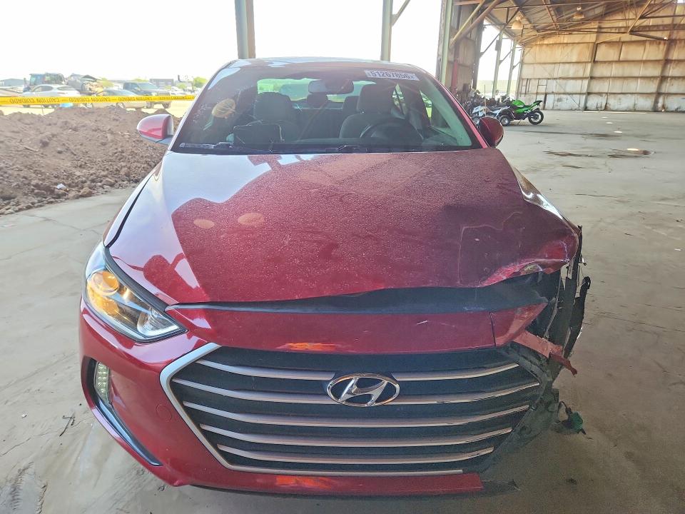 2017 Hyundai Elantra VIN KMHD84LF8HU261605 COPART salvage auction — FRONT END, Id - Salvage Certificate Of Title, sold $2,200 on 2026-07-06 (photo 5)