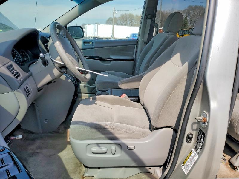 2005 Toyota Sienna VIN 5TDZA23C45S342142 COPART salvage auction — FRONT END, MN - CERTIFICATE OF TITLE, sold $600 on 2026-07-28 (photo 7)