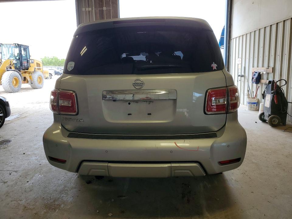 2018 Nissan Armada VIN JN8AY2ND6J9055221 COPART salvage auction — FRONT END, Tx - Certificate Of Title, sold $5,100 on 2026-07-06 (photo 6)