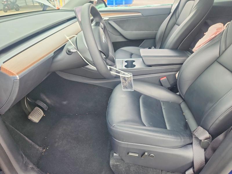 2024 Tesla Model y VIN 7SAYGDEE8RF201611 COPART salvage auction — SIDE, TX - SALVAGE VEHICLE TITLE, sold $12,000 on 2026-07-23 (photo 7)