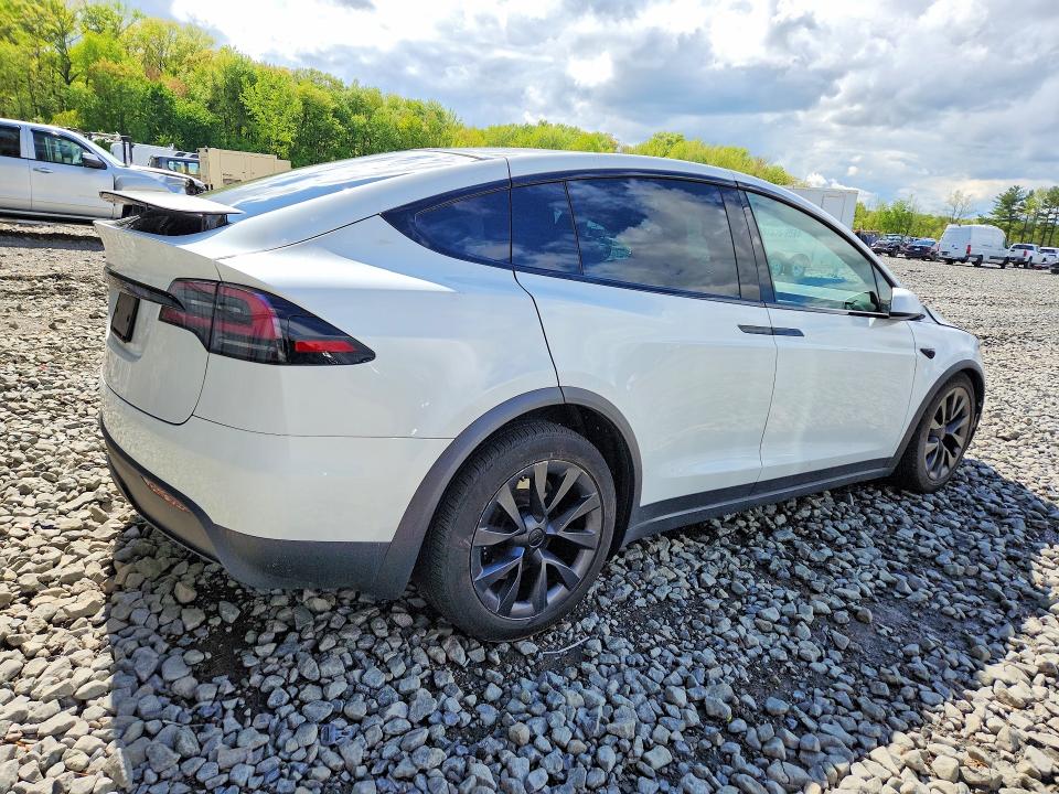 2023 Tesla Model x VIN 7SAXCBE54PF425337 COPART salvage auction — SIDE, Nj - Cert Of Title-Salvage, sold $35,500 on 2026-07-06 (photo 3)