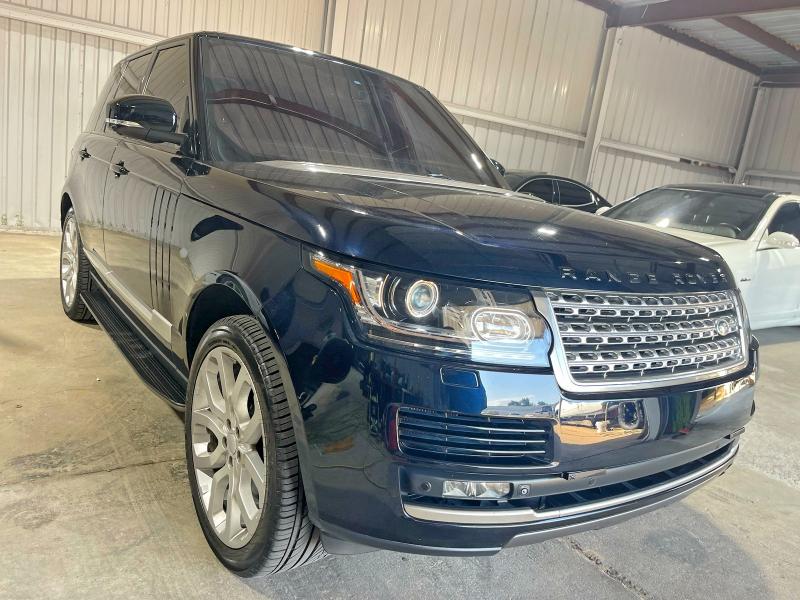 2014 Land rover RANGE ROVER VIN SALGS2TF6EA155229 COPART salvage auction — DAMAGE HISTORY, Tx - Salvage Vehicle Title (P), sold $20,300 on 2026-07-10 (photo 1)