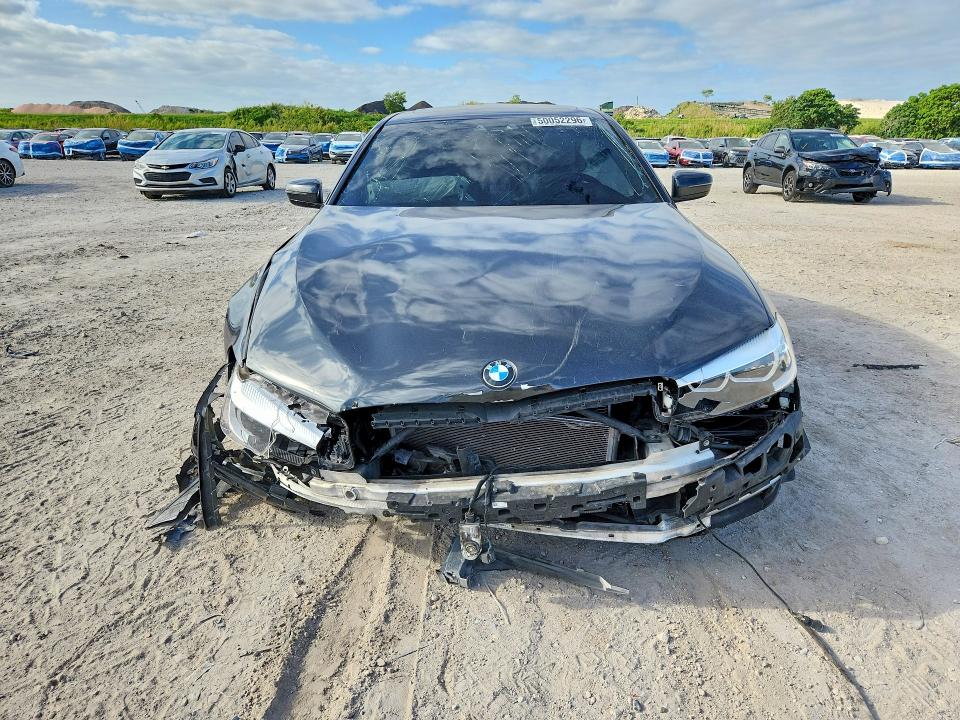 2017 BMW 5er VIN WBAJA5C34HG896887 COPART salvage auction — ROOF, Fl - Cert Of Title Slvg Rebuildable, sold $5,300 on 2026-07-14 (photo 5)