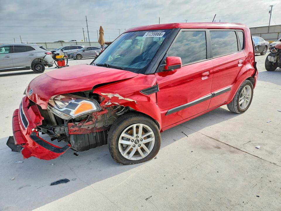 2010 Kia Soul VIN KNDJT2A26A7069758 COPART salvage auction — FRONT END, Tx - Salvage Vehicle Title, sold $275 on 2026-07-24 (photo 1)