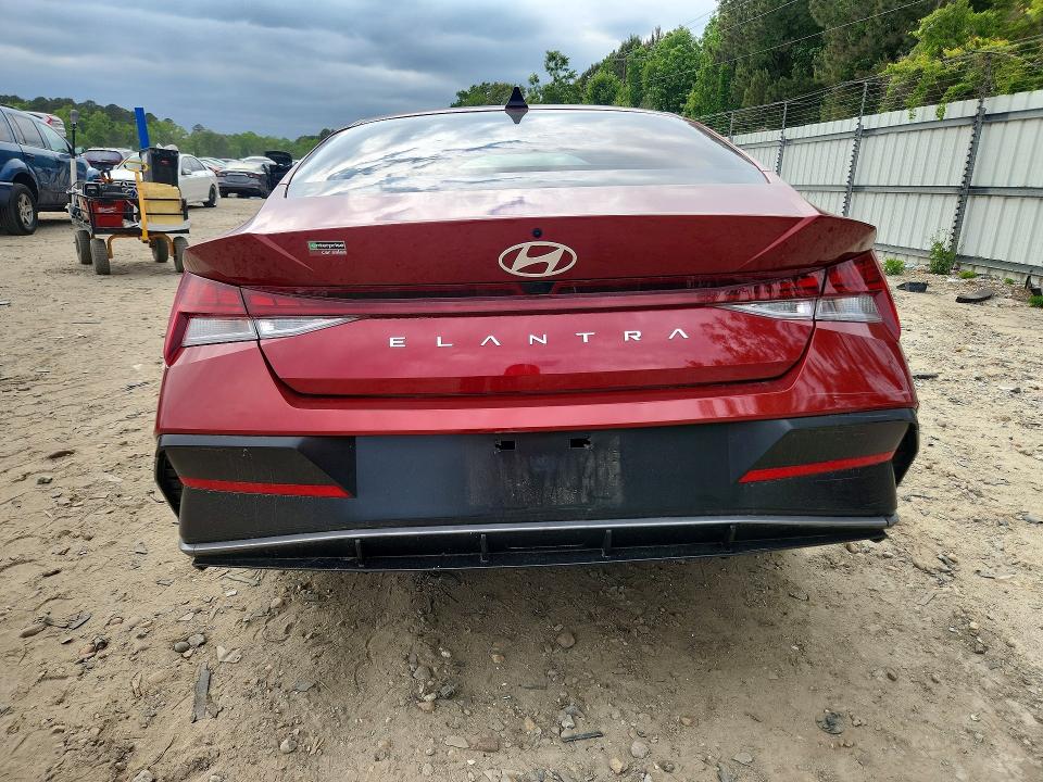 2025 Hyundai Elantra VIN KMHLS4DGXSU978468 COPART salvage auction — SIDE, VA - CERT OF TITLE - SALVAGE, sold $125 on 2026-07-21 (photo 6)