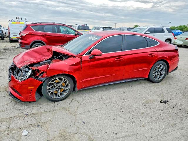 2020 Hyundai Sonata VIN 5NPEL4JA2LH058985 COPART salvage auction — FRONT END, In - Cert Of Title-Salvage Title, sold $2,300 on 2026-07-10 (photo 1)