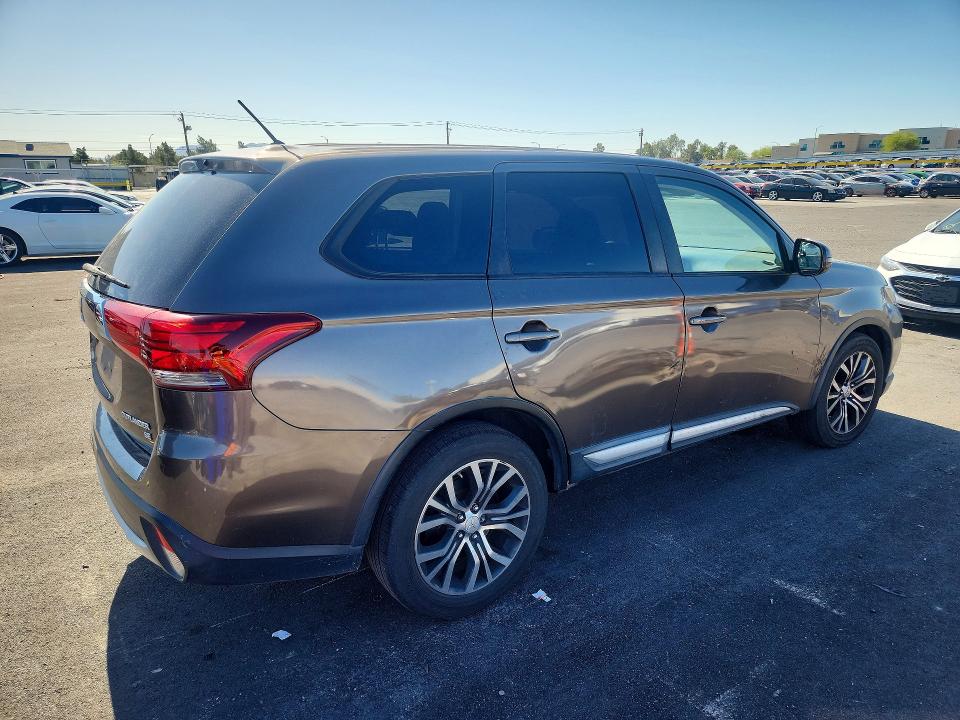 2016 Mitsubishi Outlander VIN JA4AD3A37GZ019941 COPART salvage auction — REAR END, Mt - Certificate Of Title, sold $2,500 on 2026-07-20 (photo 3)