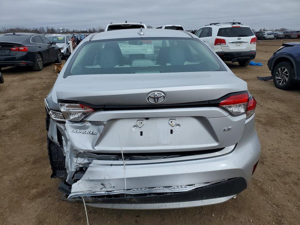 2022 Toyota Corolla VIN 5YFEPMAE1NP295464 COPART salvage auction — REAR END, Il - Salvage Certificate, sold $8,200 on 2026-07-09 (photo 6)