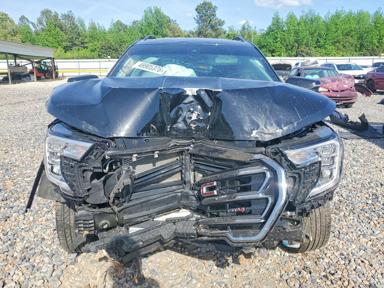 2024 GMC Terrain VIN 3GKALYEG7RL352741 COPART salvage auction — Front End, TN - SALVAGE CERTIFICATE, sold $2,700 on 2026-07-09 (photo 5)