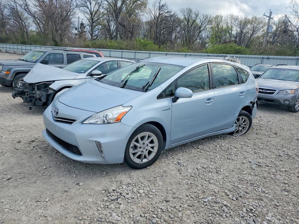 2012 Toyota Prius v VIN JTDZN3EU8C3182121 COPART salvage auction — REAR END, Mo - Salvage Certificate Of Title, sold $3,050 on 2026-07-31 (photo 1)