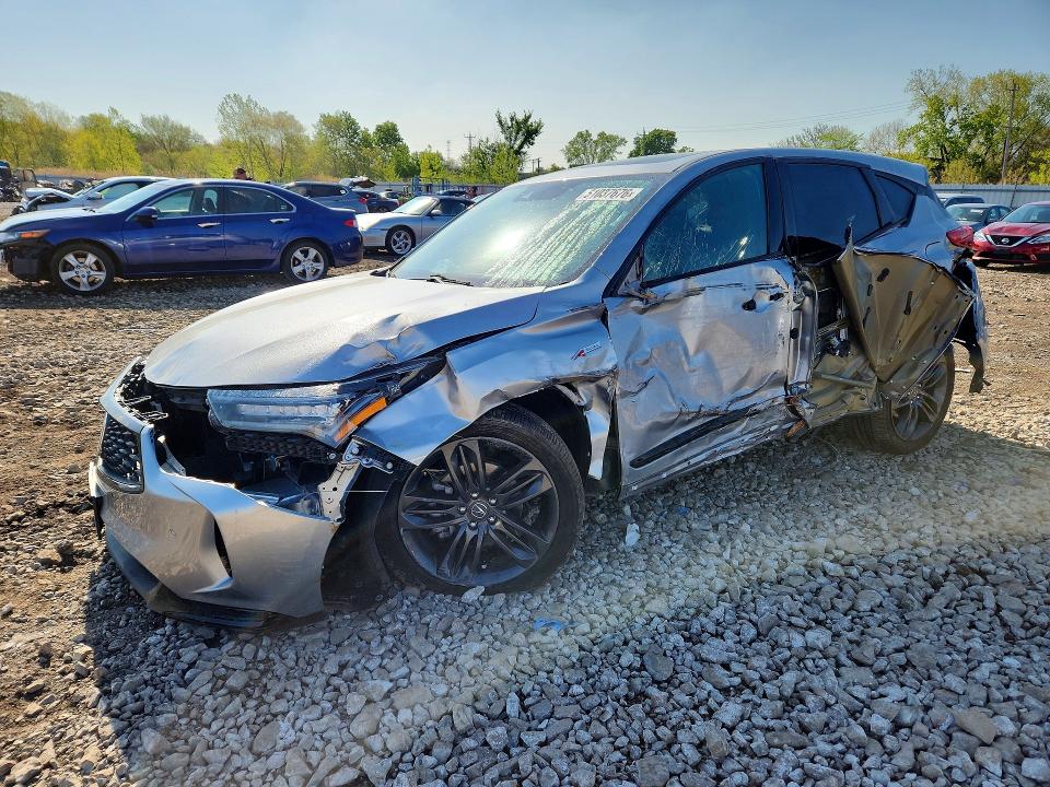 2023 Acura VIN 5J8TC2H60PL009560 COPART salvage auction — FRONT END, Il - Salvage Certificate, sold $4,700 on 2026-07-31 (photo 1)