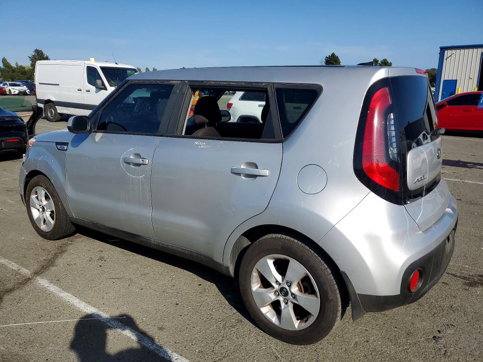 2017 Kia Soul VIN KNDJN2A28H7419296 COPART salvage auction — VANDALISM, CA - SALVAGE CERTIFICATE, sold $175 on 2026-07-24 (photo 2)