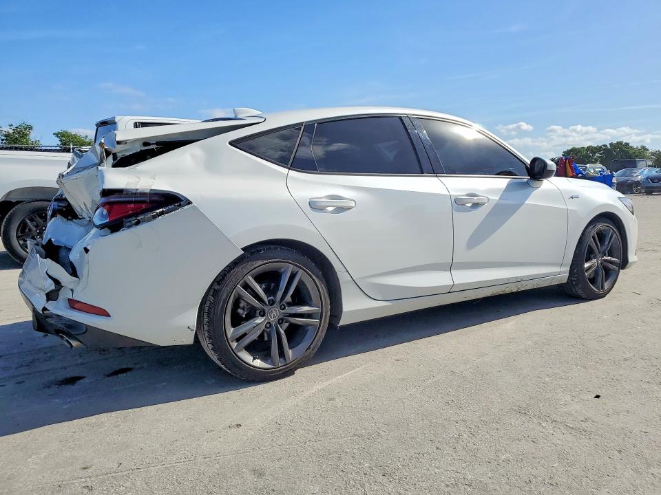 2025 Acura Integra VIN 19UDE4H36SA004755 COPART salvage auction — REAR END, Salvage Title, sold $9,300 on 2026-07-22 (photo 3)