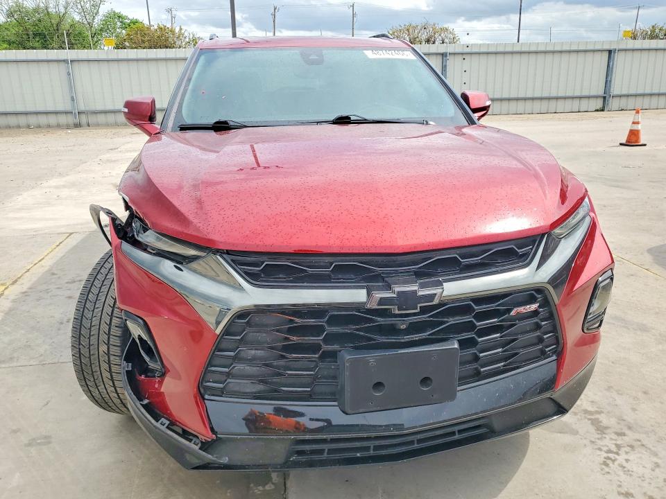 2021 Chevrolet Blazer VIN 3GNKBKRS7MS576273 COPART salvage auction — FRONT END, Tx - Salvage Vehicle Title, sold $9,000 on 2026-07-02 (photo 5)