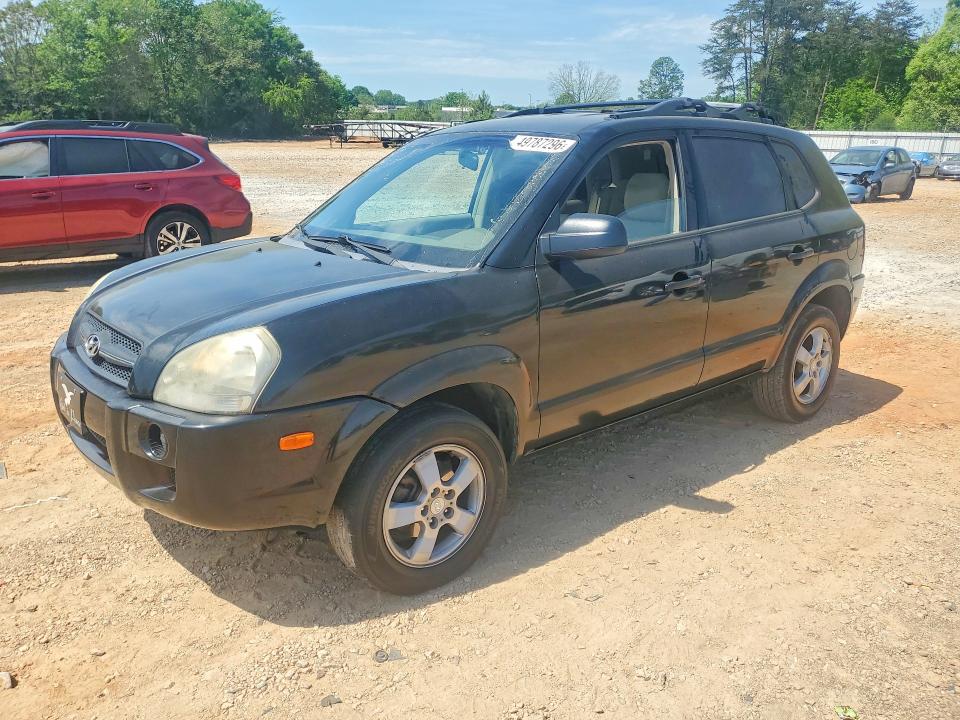 2006 Hyundai Tucson VIN KM8JM12B56U464055 COPART salvage auction — FRONT END, NC - SALVAGE CERTIFICATE OF TITLE, sold $875 on 2026-07-27 (photo 1)
