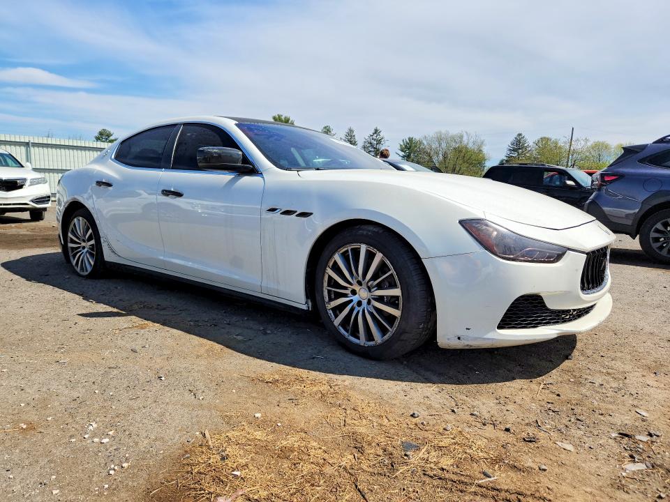 2015 Maserati Ghibli VIN ZAM57XSA8F1139355 COPART salvage auction — MECHANICAL, PA - CERT OF TITLE, sold $5,700 on 2026-07-24 (photo 4)
